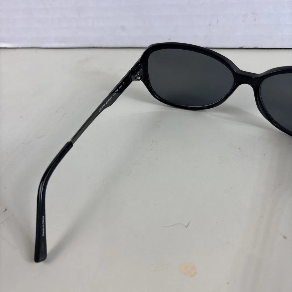 CATHERINE‎ DENEUVE Sunglass Frames ONLY CD600 BLK-35 Black 58-14-130 Metal